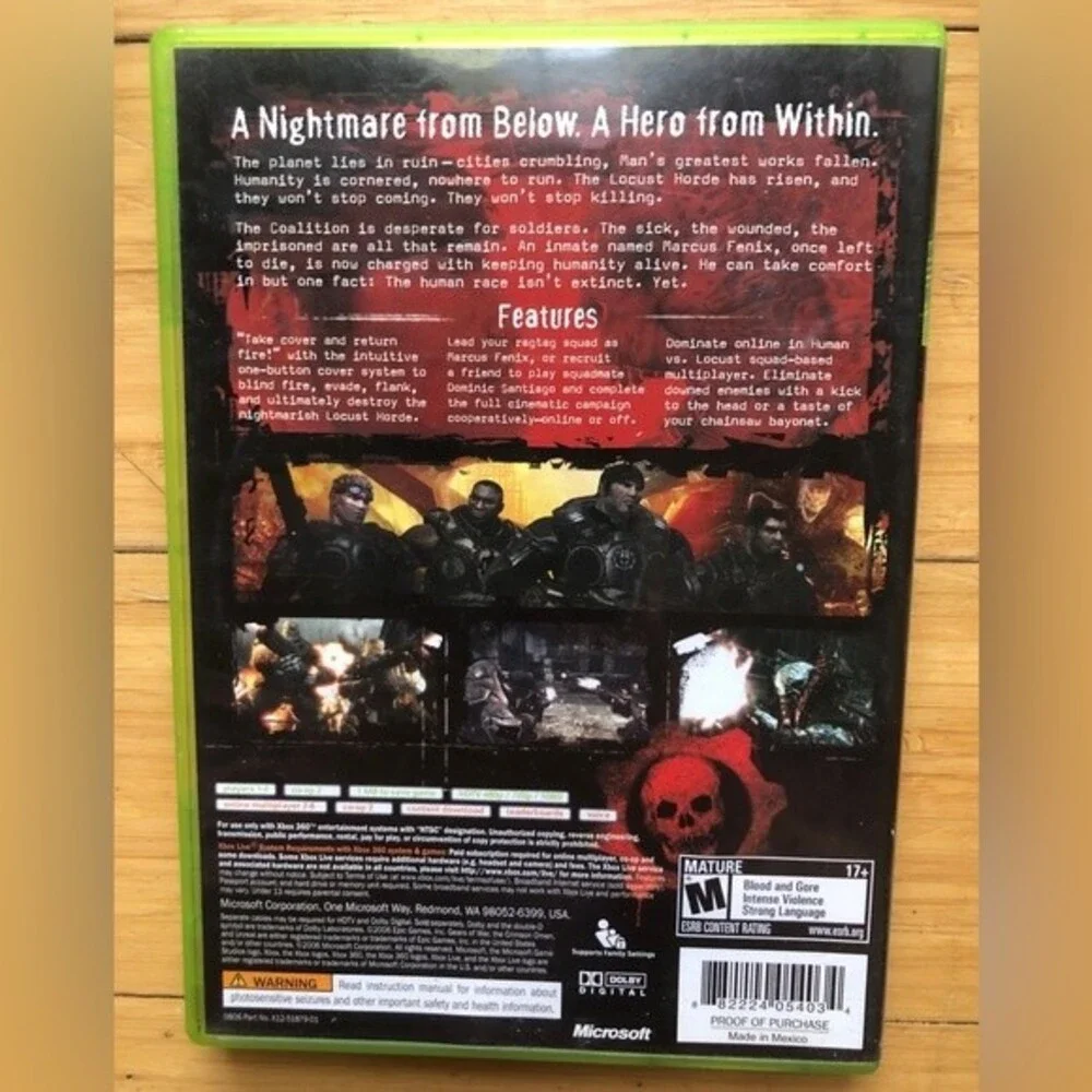 Gears of War (Microsoft XBOX 360, 2006)